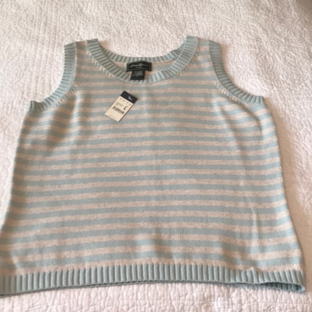 Eddie Bauer NWT sleeveless sweater